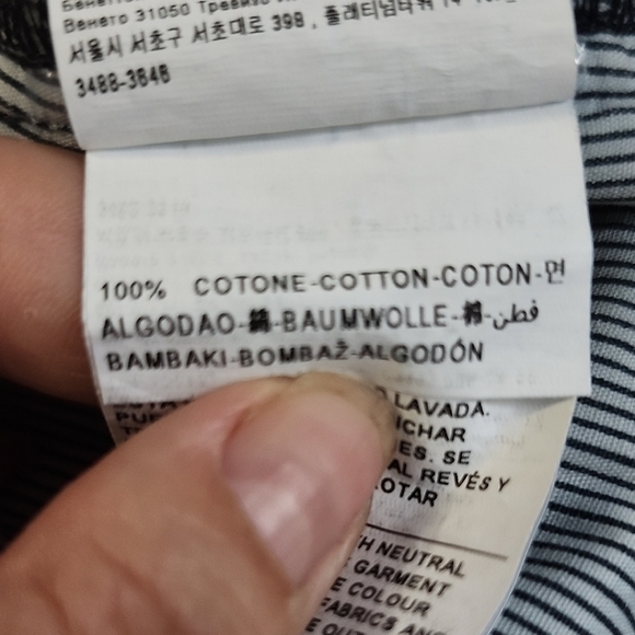 NWOT UNITED COLORS OF BENETTON 100% cotton  slant pockets bermuda denim shorts - Picture 9 of 12